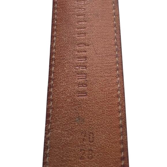 Martin Dingman Alligator Grain Italian Calfskin Belt Gold-tone Buckle Women\'s 28 main image 9